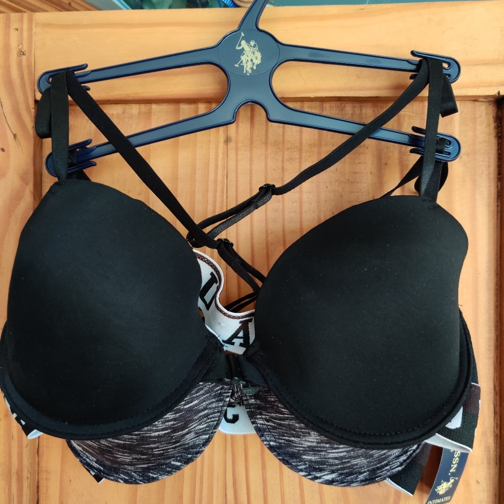 US Polo Assn. pushup bras sz 34C